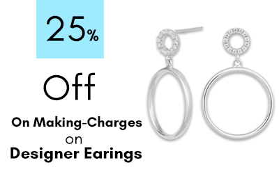 25% Off on Designer Earings